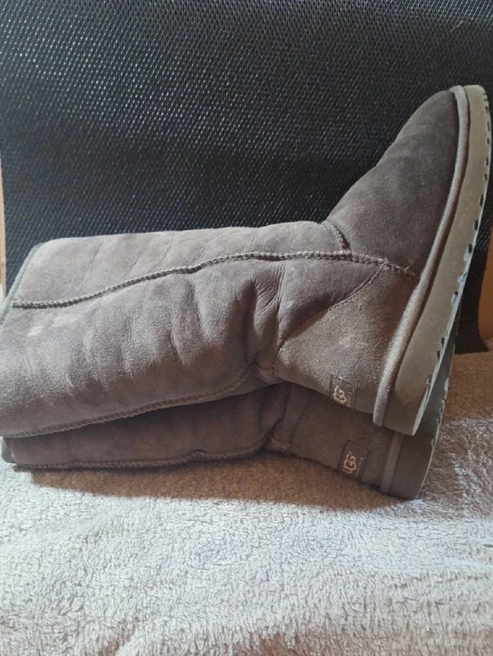 Ugg's Women's Cozy Shearling-Lined Winter Boots - Grey